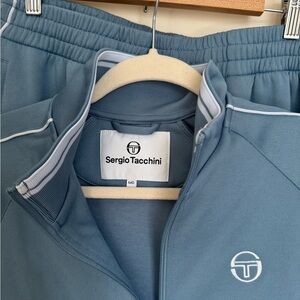 NWOT Sergio Tacchini Light Blue Zip Tracksuit